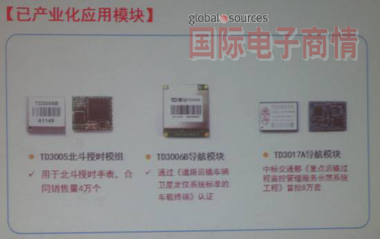 《国际电子商情》目前量产化的北斗产品