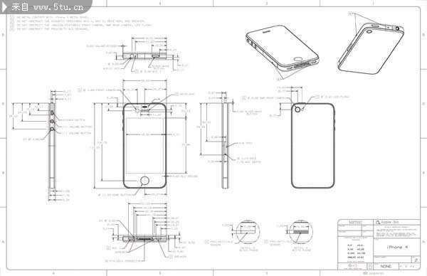 iPhone 4设计图
