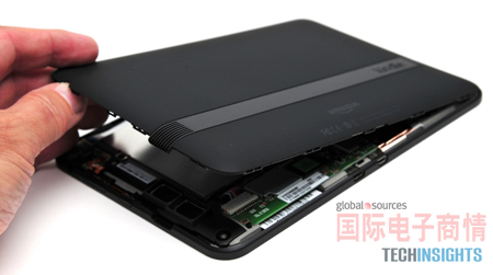 《国际电子商情》移除Kindle Fire HD背盖