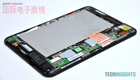 《国际电子商情》可见显示器模块、电池的金属盖板与主机板