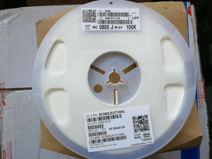 Резистор rc0805jr 07100rl