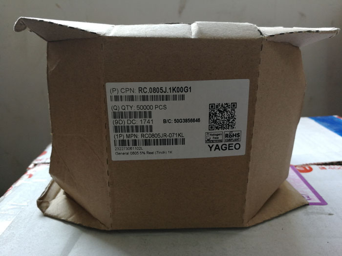 RC0805JR-071KL YAGEO 国巨 大量供应_动态信息_杭州威凡雅尔电子科技有限公司